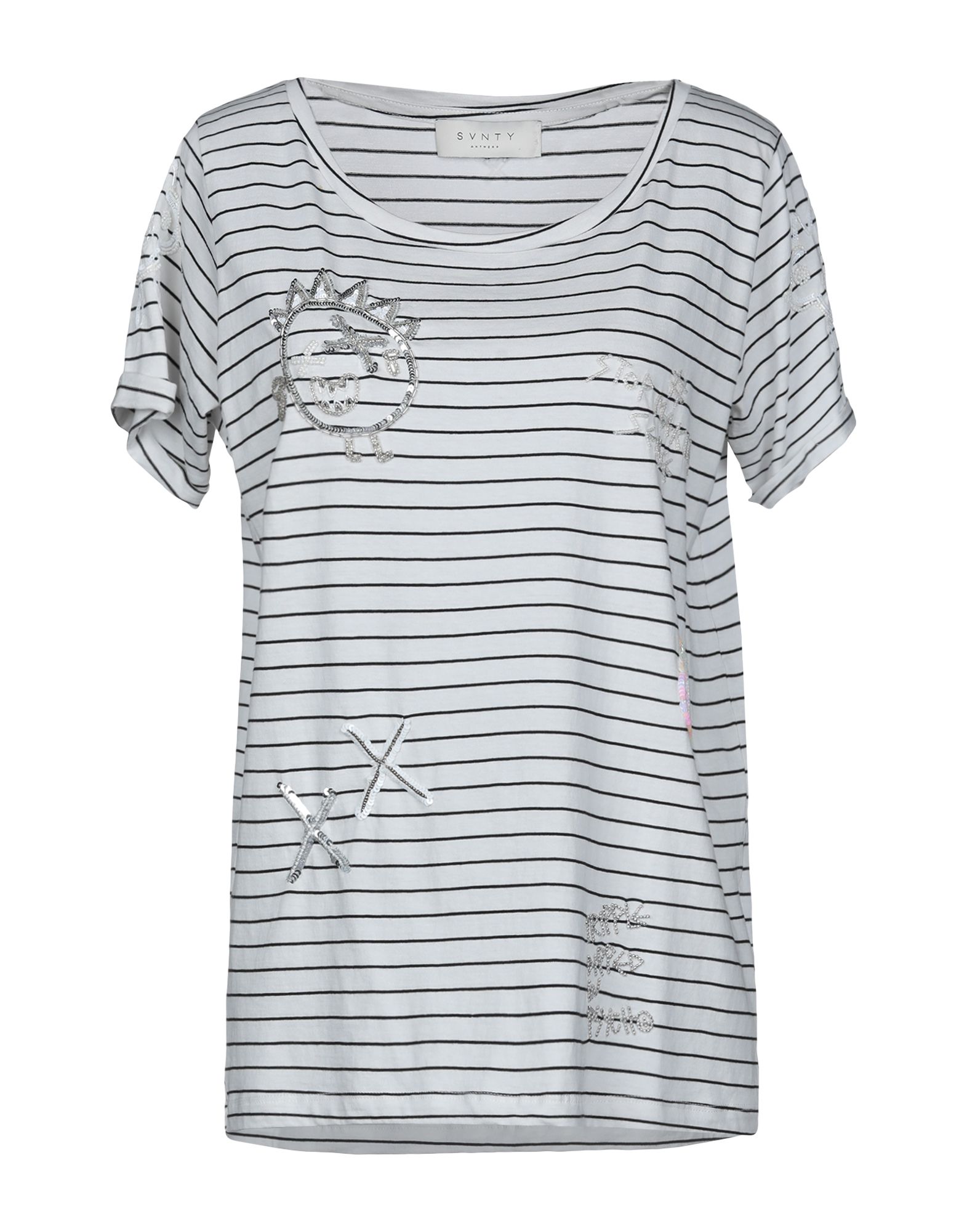 Svnty T-shirt In Light Grey | ModeSens