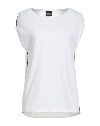 Peter A & Chronicles Woman T-shirt White Size L Cotton