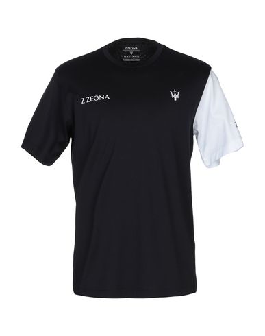 Z Zegna Man T-shirt Black Size Xxl Cotton