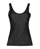 FORTE_FORTE Damen Tank Top Farbe Schwarz Gr��e 2