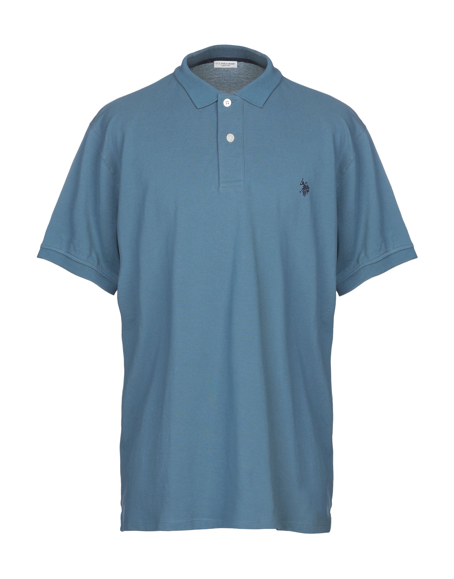 《送料無料》U.S.POLO ASSN. メンズ ポロシャツ ブルーグレー 3XL コットン 100%