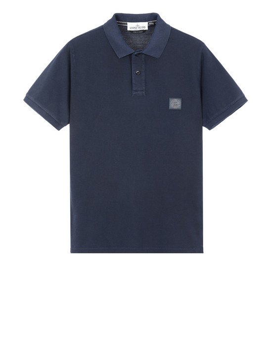12255128sv - Polo - T-Shirts STONE ISLAND Polo shirt 22S67 PIGMENT DYE TREATMENT STONE ISLAND - 0
