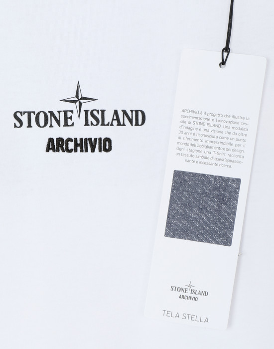 2NS91 STONE ISLAND ARCHIVIO PROJECT TELA STELLA Short Sleeve t