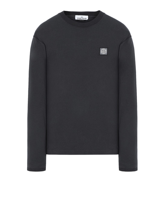 12255437kx - Polo - T-Shirts STONE ISLAND Long sleeve t-shirt 21557 'FISSATO' DYE TREATMENT STONE ISLAND - 0
