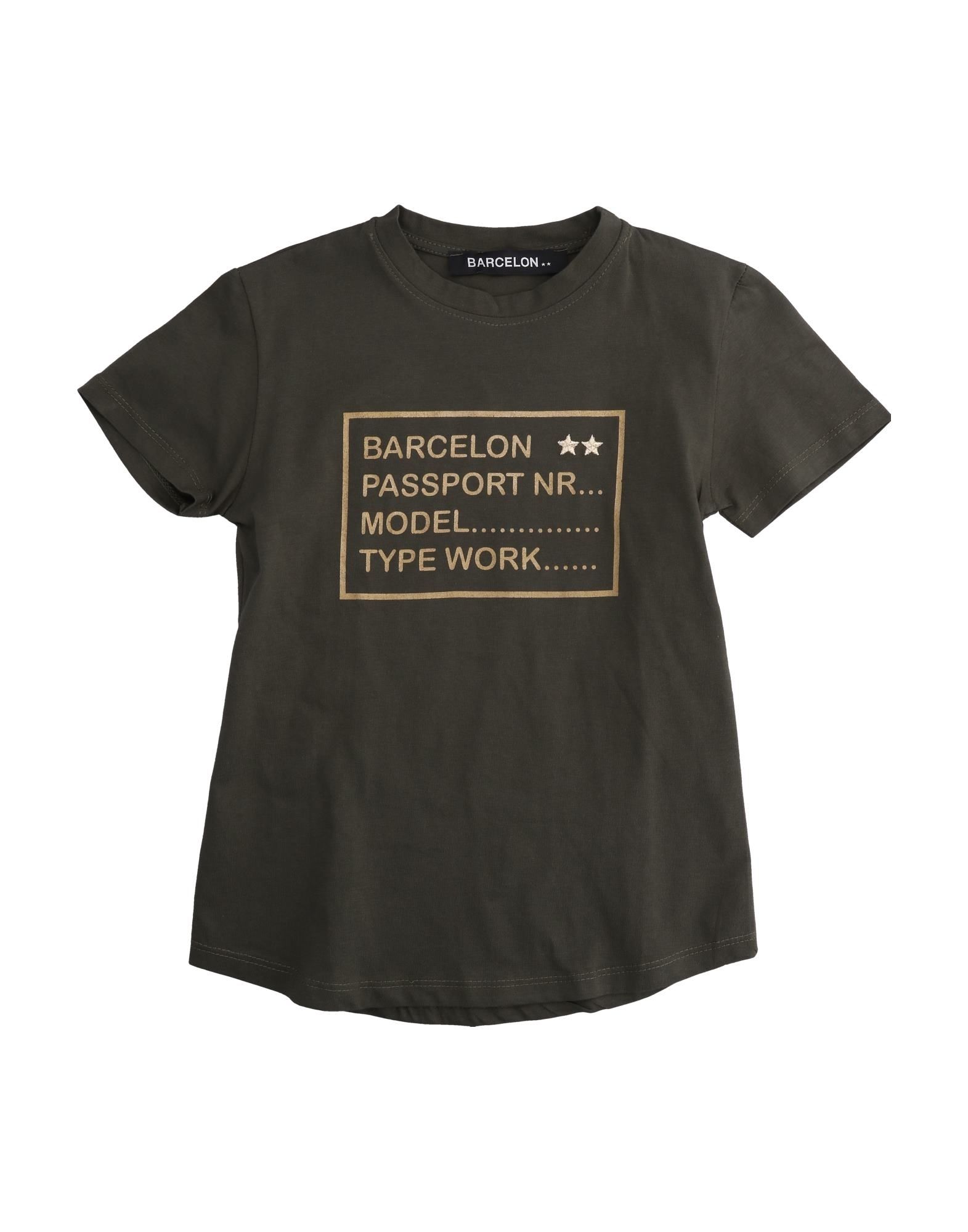 Barcelon★★ Kids' &starf;&starf; T-shirts In Military Green