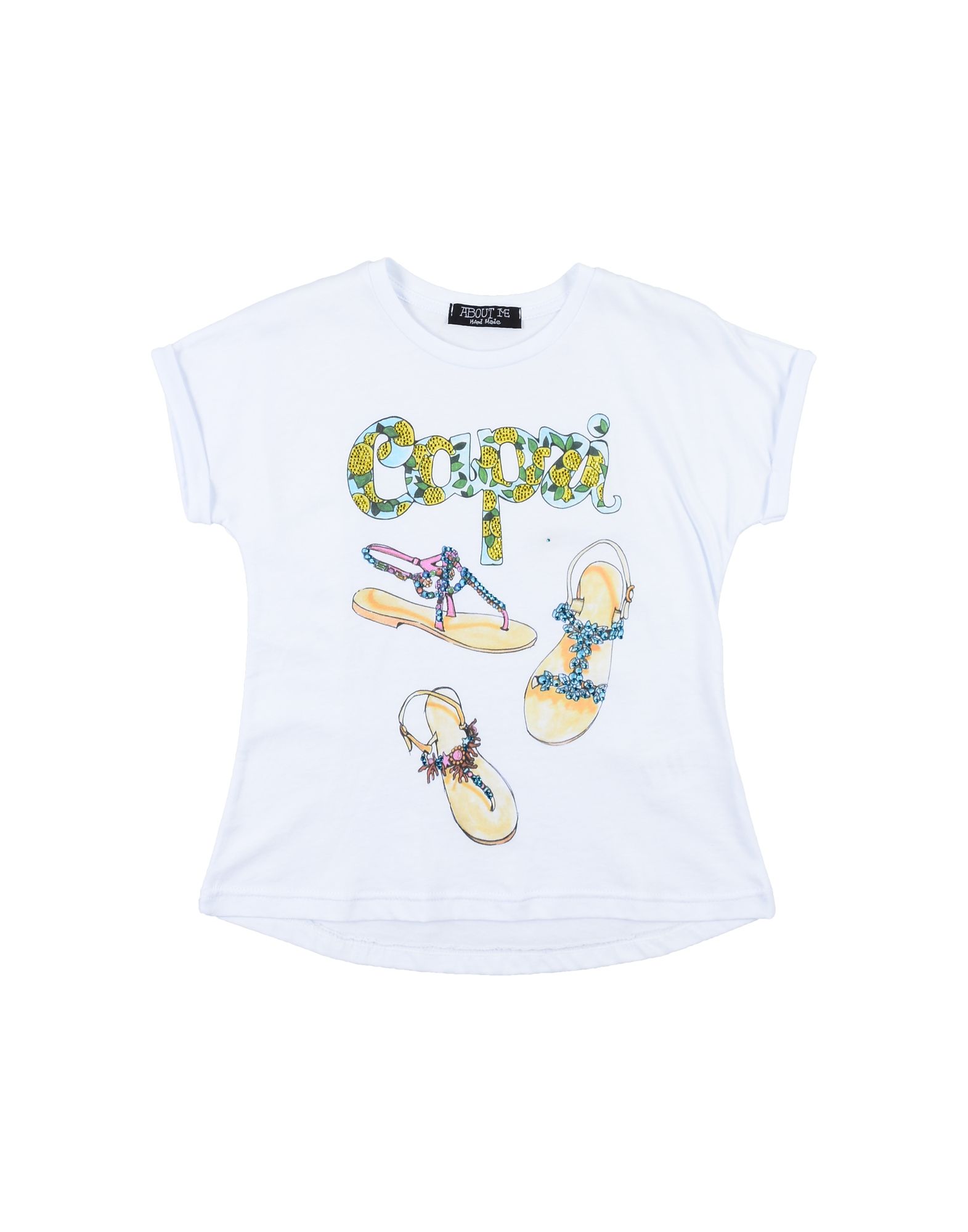 About Me Handmade Kids' T-shirts In White