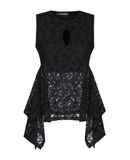NEIL BARRETT Damen Top Farbe Schwarz Gr��e 3