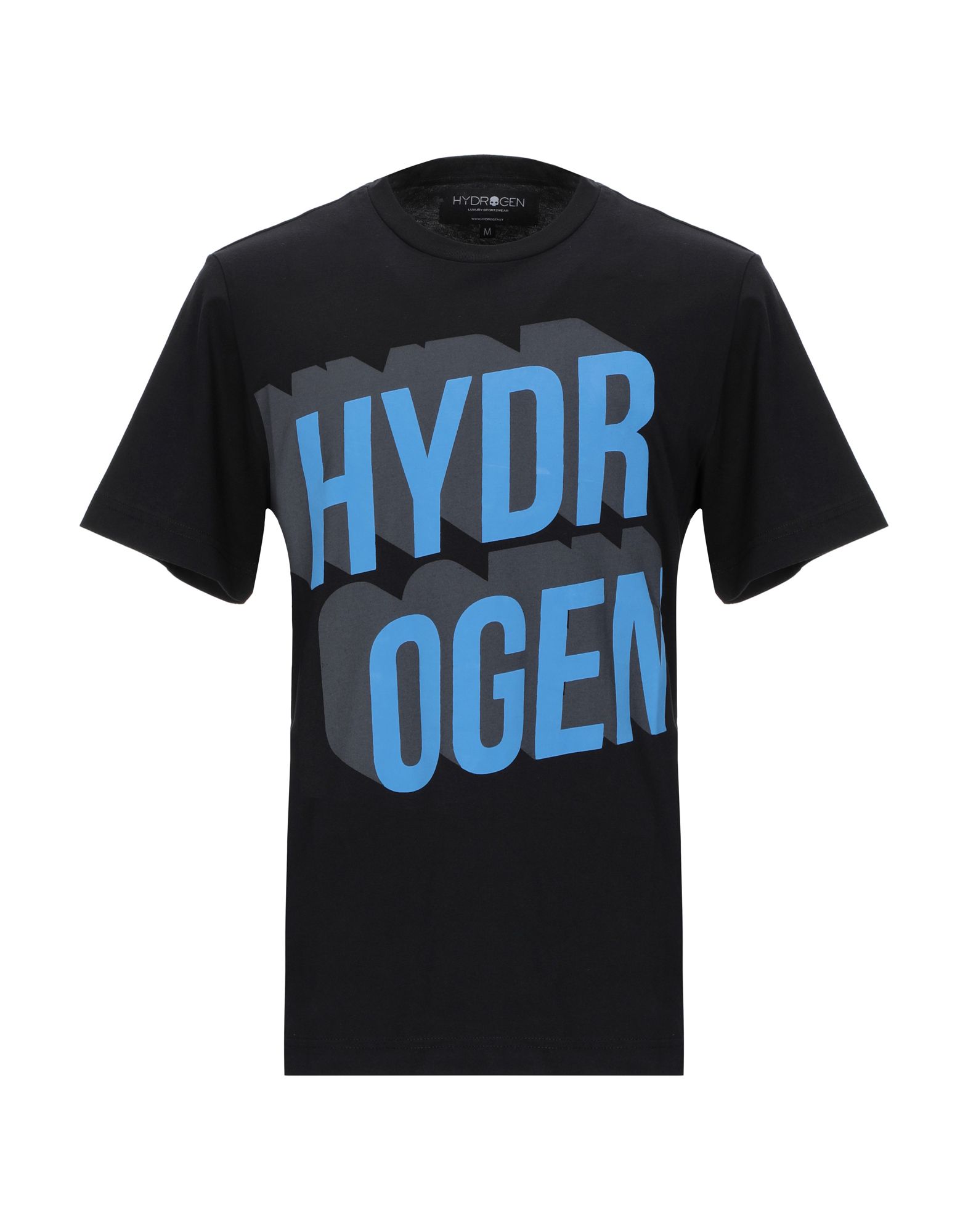 《セール開催中》HYDROGEN メンズ T シャツ ブラック XXS コットン 100%