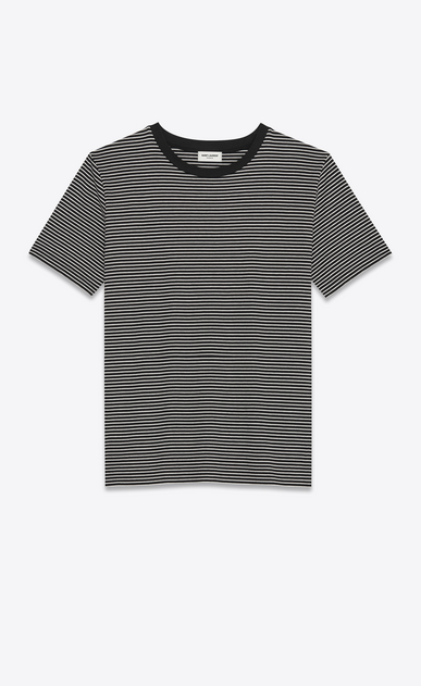 Fine stripe T-shirt