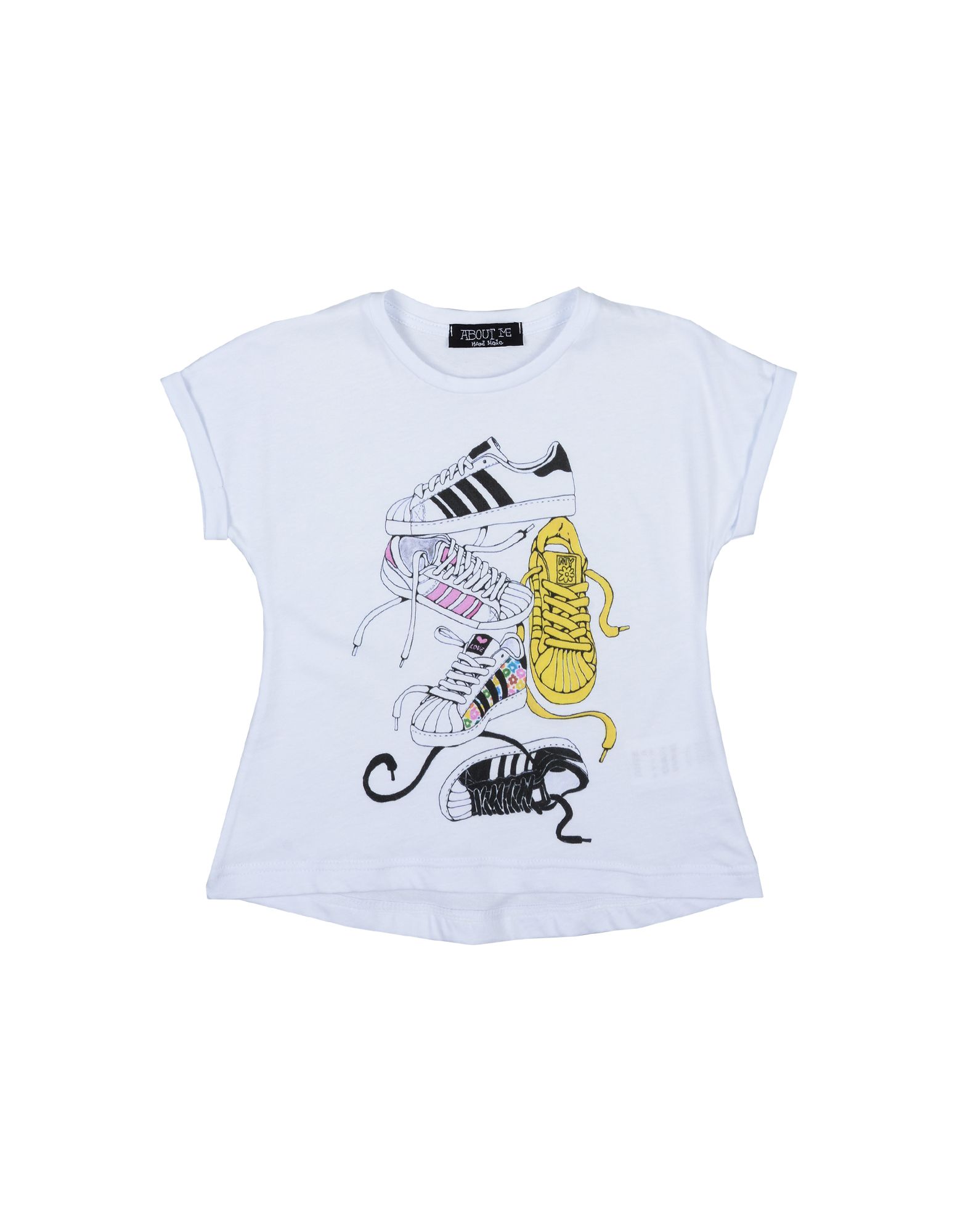 About Me Handmade Kids' T-shirts In White
