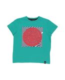 DANIELE ALESSANDRINI Jungen 9-16 jahre T-shirts Farbe Gr�n Gr��e 2