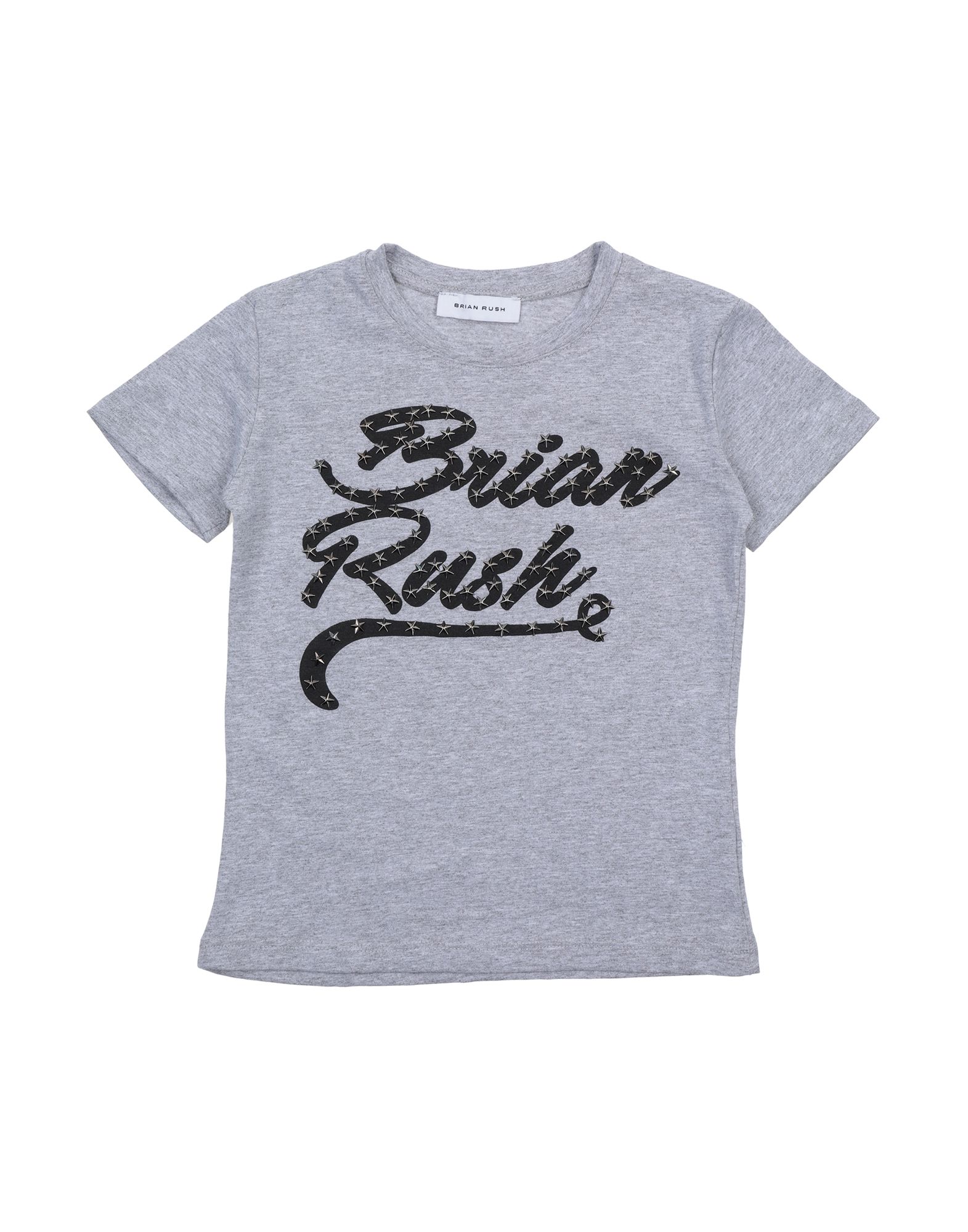 Brian Rush Kids' T-shirts In Grey