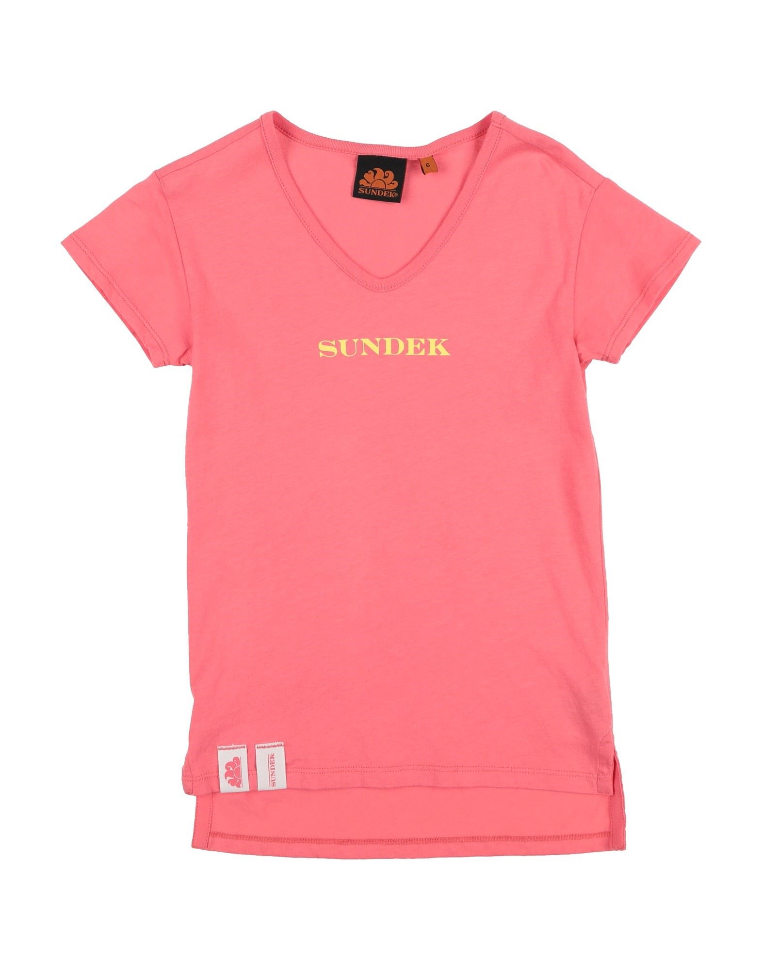 Sundek Kids' T-shirts In Red