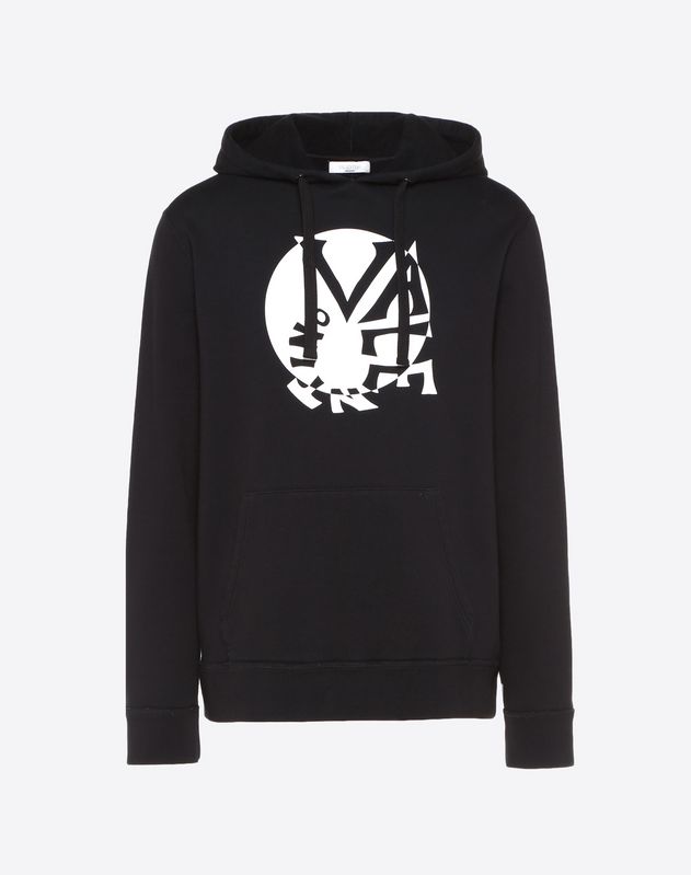 valentino black hoodie