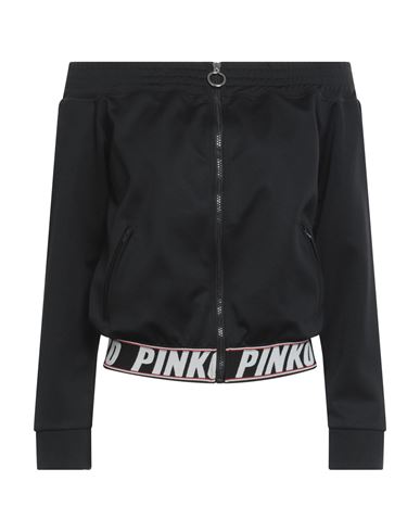 Felpa Cappuccio Woman Sweatshirt Black Size XS Polyester, Cotton