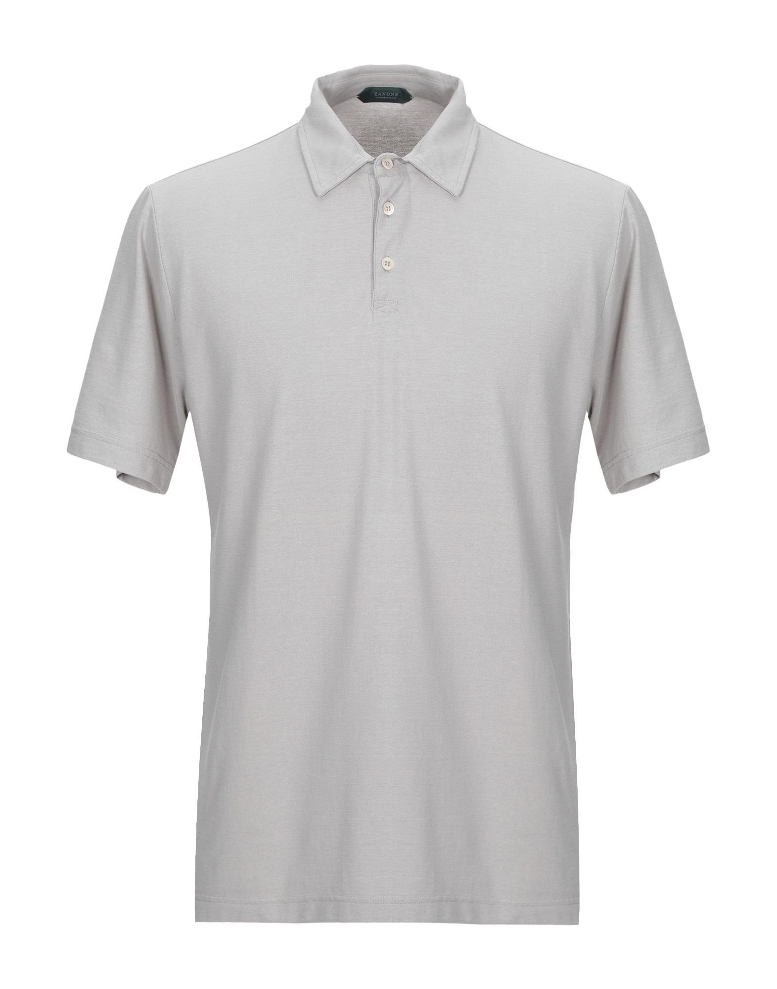 Zanone Polo Shirt In Light Grey