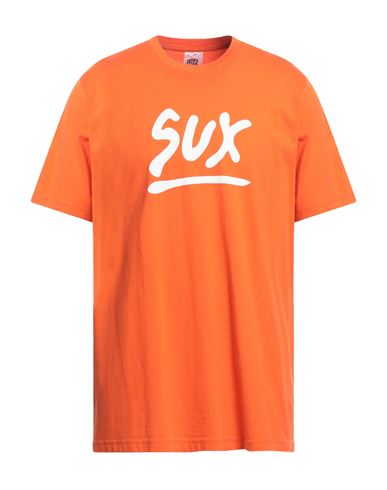 Life Sux Man T-shirt Orange Size Xl Cotton