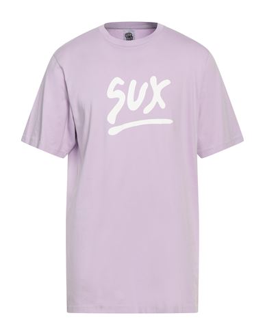 Life Sux Man T-shirt Lilac Size Xl Cotton In Purple