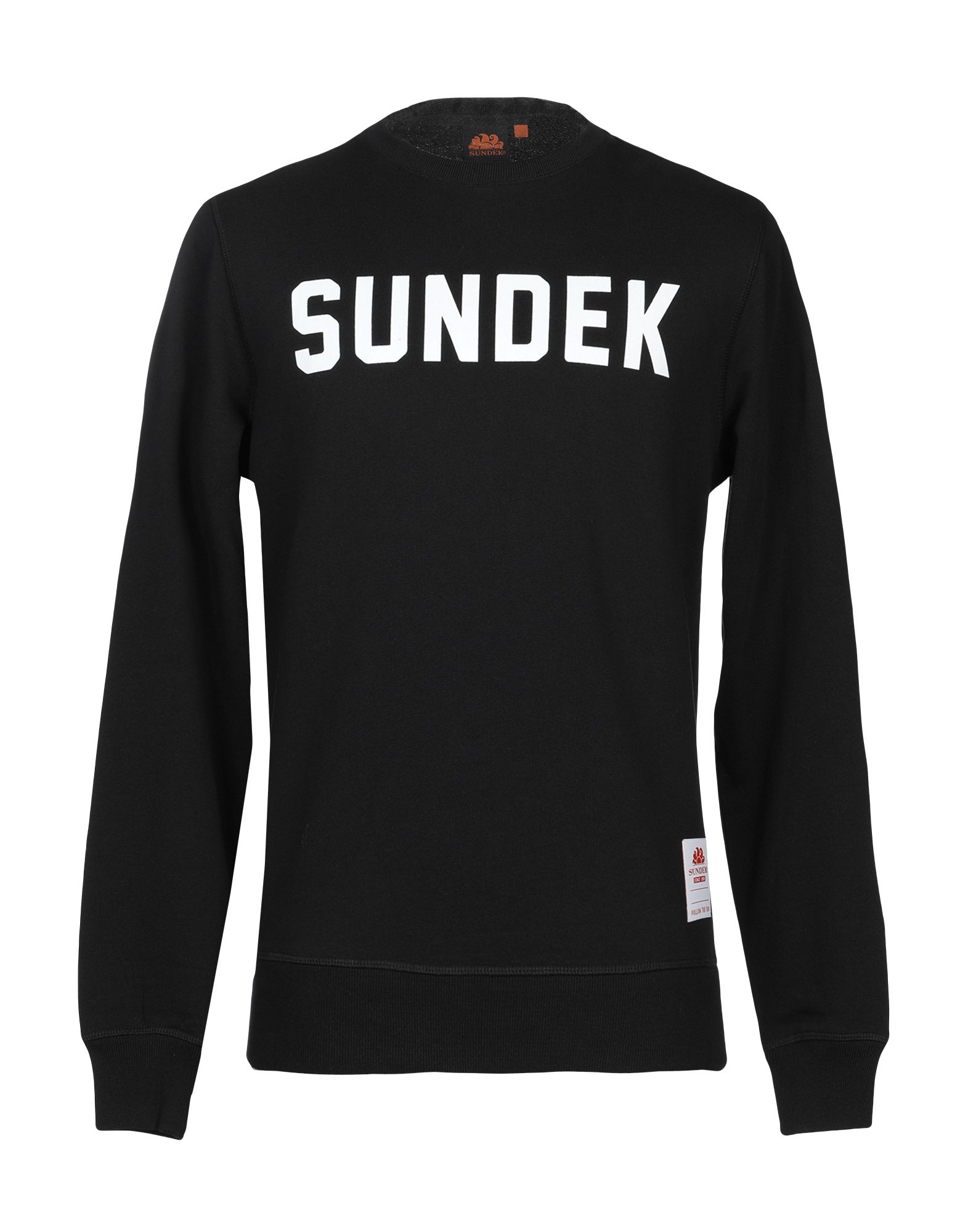 《送料無料》SUNDEK メンズ スウェットシャツ ブラック M コットン 100%