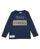 HENRY COTTON�S Jungen 3-8 jahre T-shirts Farbe Dunkelblau Gr��e 3