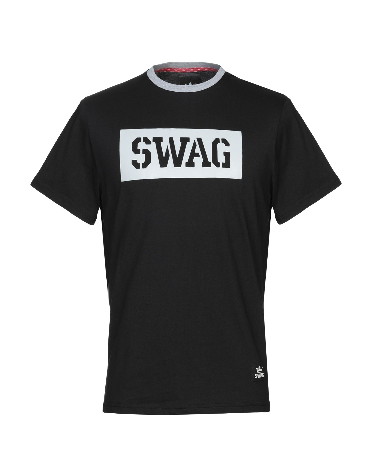 《送料無料》SWAG メンズ T シャツ ブラック M コットン 100%