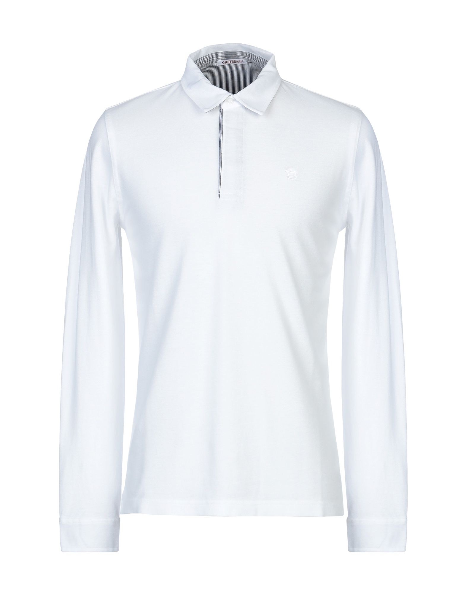 《送料無料》GIOFERRARI メンズ ポロシャツ ホワイト 48 コットン 100%