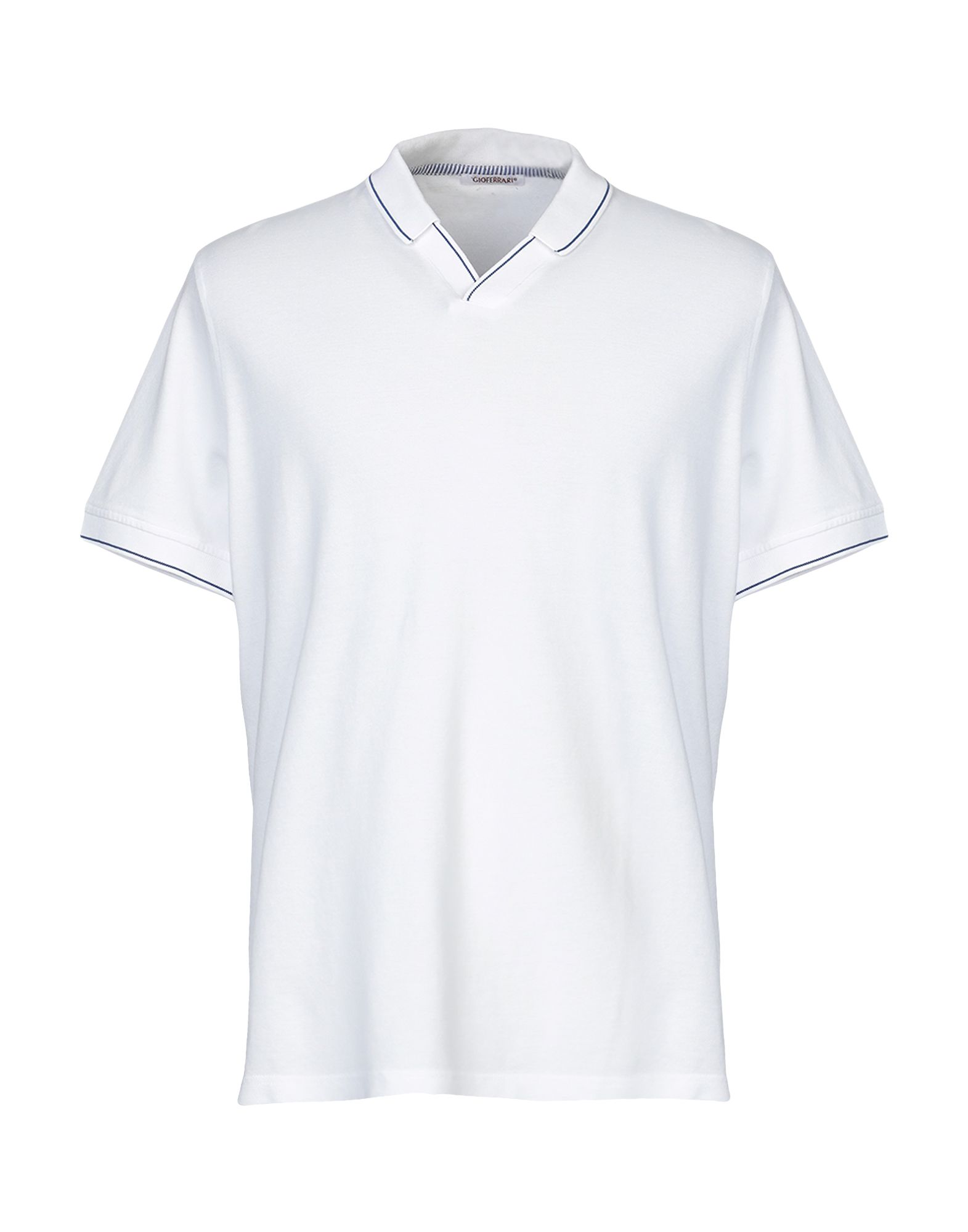 《送料無料》GIOFERRARI メンズ ポロシャツ ホワイト 52 コットン 100%