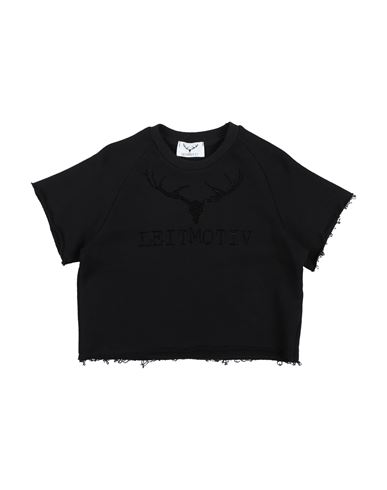 Leitmotiv Babies'  Toddler Girl Sweatshirt Black Size 4 Cotton