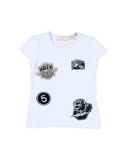 MET JEANS M�dchen 3-8 jahre T-shirts Farbe Wei� Gr��e 2