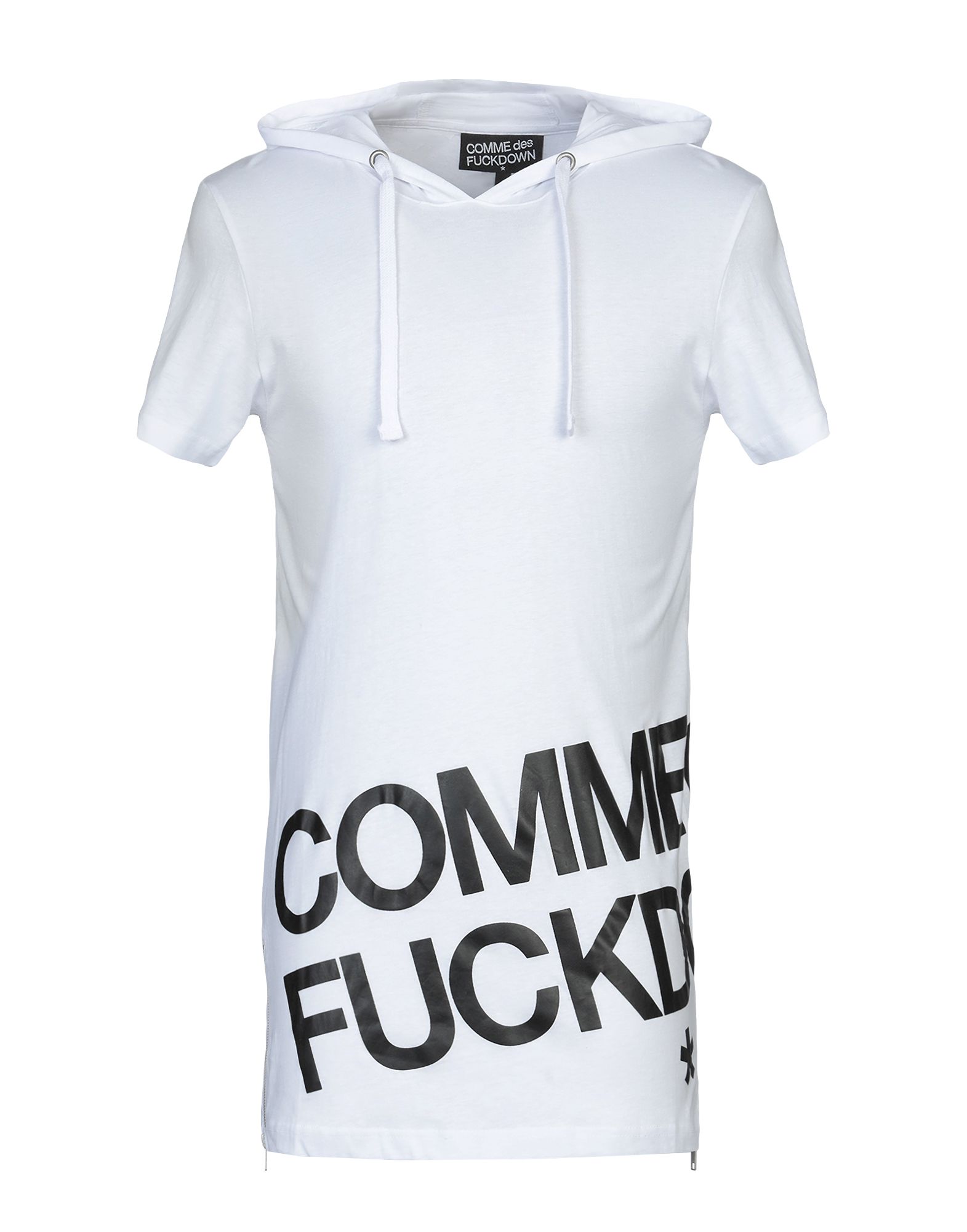 《送料無料》COMME DES FUCKDOWN メンズ T シャツ ホワイト S コットン 100%