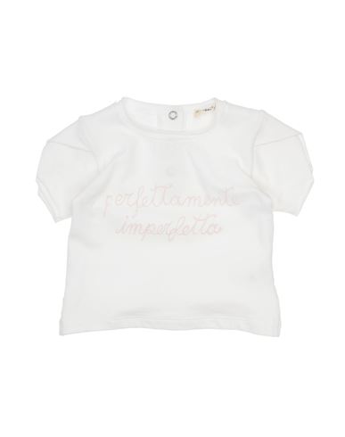 Coccodé Babies'  Newborn Girl T-shirt White Size 3 Cotton, Elastane