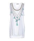 MAL�PARMI Damen Tank Top Farbe Wei� Gr��e 4