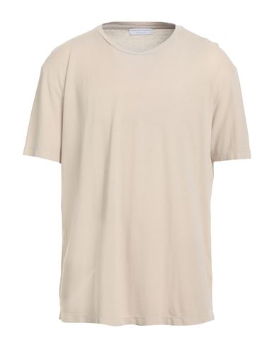 Filippo De Laurentiis Man T-shirt Beige Size 50 Cotton In Neutral