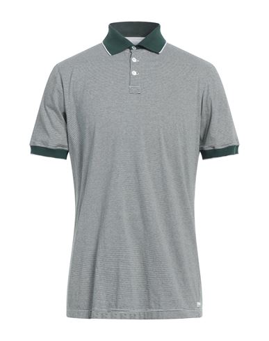 Man Polo shirt Green Size L Cotton