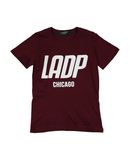 LADP Jungen 3-8 jahre T-shirts Farbe Pflaume Gr��e 4