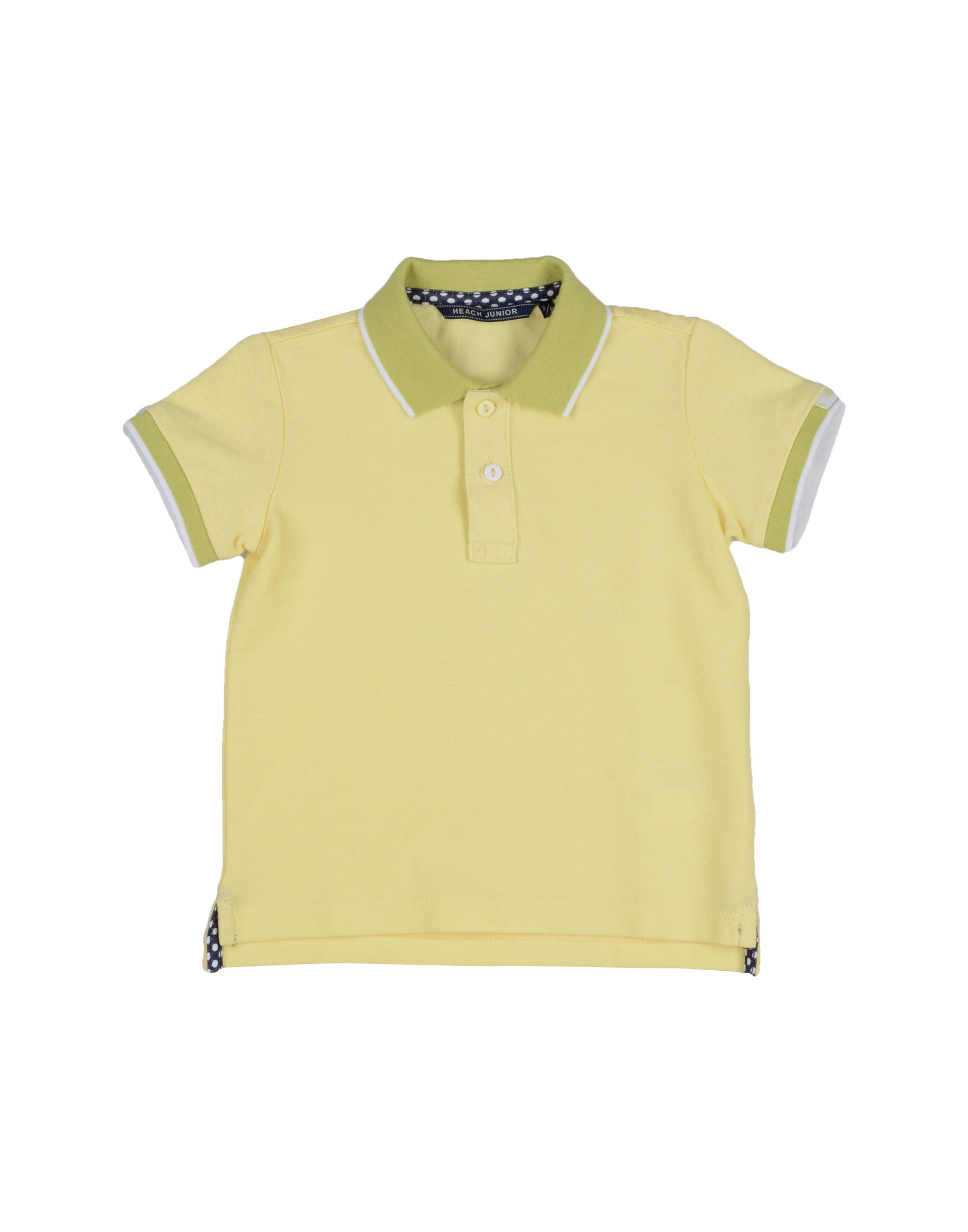 Heach Junior By Silvian Heach Kids' Polo Shirts In Light Yellow