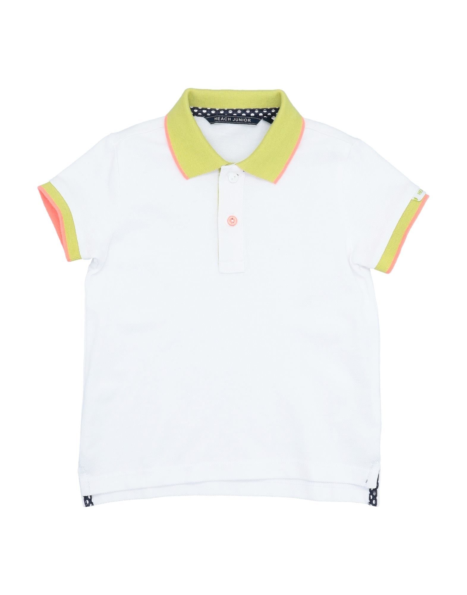 Heach Junior By Silvian Heach Kids' Polo Shirts In White