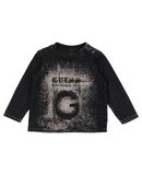 GUESS Jungen 0-24 monate T-shirts Farbe Schwarz Gr��e 3