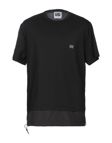 Man T-shirt Black Size S Cotton, Polyester, Polyamide