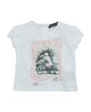 MISS BLUMARINE M�dchen 0-24 monate T-shirts Farbe Wei� Gr��e 4