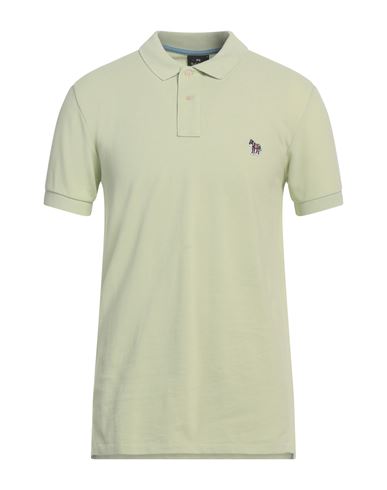 Man Polo shirt Sage green Size S Organic cotton