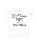 FRED MELLO Jungen 9-16 jahre T-shirts Farbe Wei� Gr��e 2