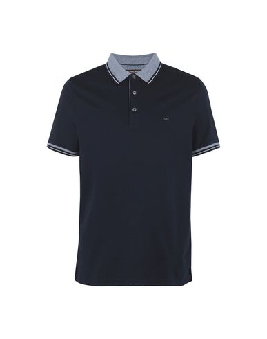 Michael Kors Mens Greenwich Polo Man Polo Shirt Midnight Blue Size S Cotton