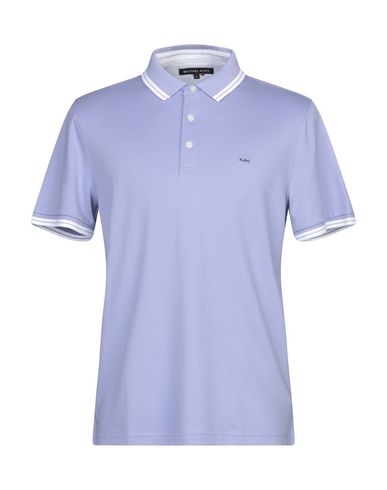Michael Kors Mens Greenwich Polo Man Polo Shirt Lilac Size Xs Cotton In Purple