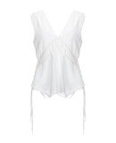 DEREK LAM 10 CROSBY Damen Top Farbe Wei Gre 4