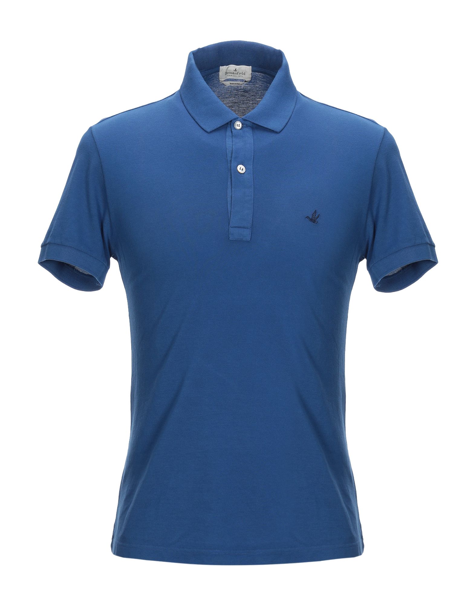 Brooksfield Polo Shirts In Bright Blue