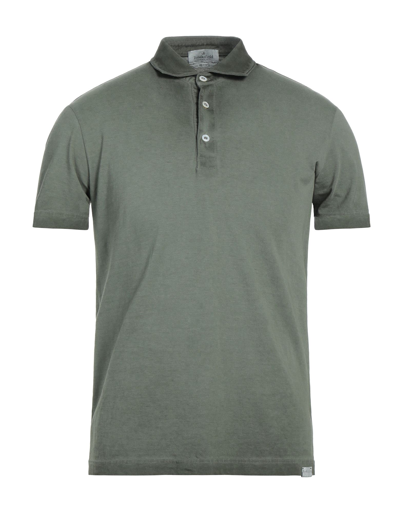 Brooksfield Polo Shirts In Green