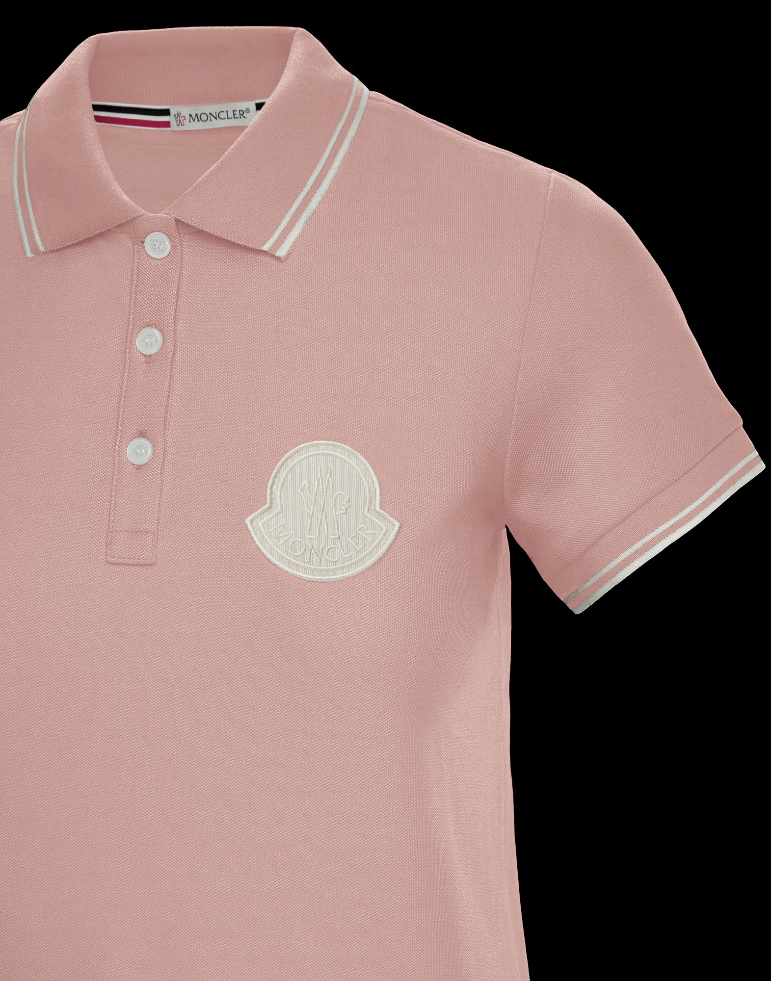 moncler polo pink