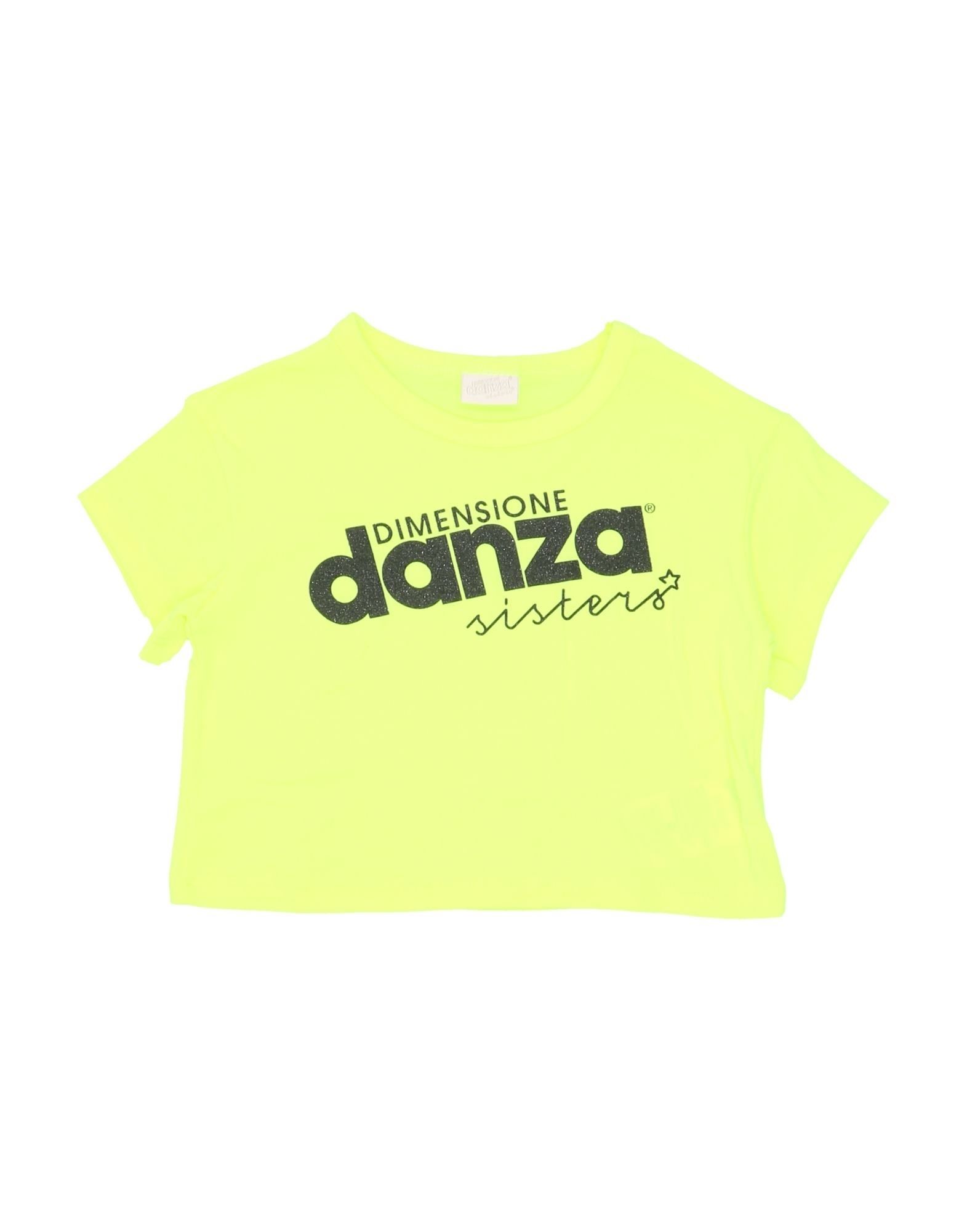 Dimensione Danza Sisters Kids' T-shirts In Yellow