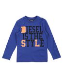 DIESEL Jungen 3-8 jahre T-shirts Farbe Blau Gr��e 4
